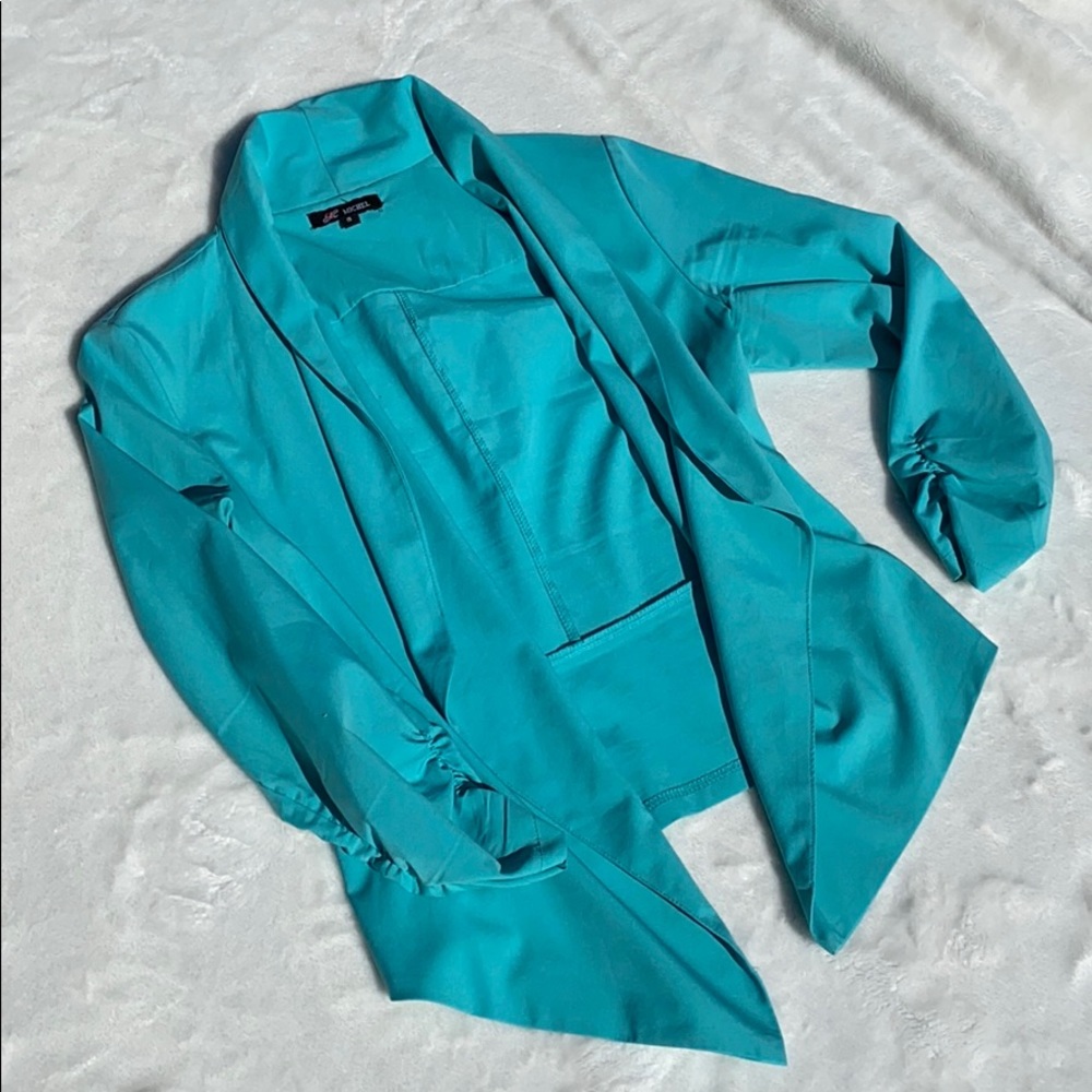 Flowy Turquoise Blazer